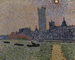 Painting of Westminster, London by André Derain
