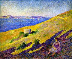Painting Côte de la Citadelle by Luce in Saint-Tropez