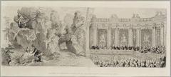 Theater stage set in a staircase cage of the Ambassadeurs