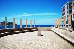 Balcón homenaje a la expedición Balmis en la casa del hombre en A Coruña
