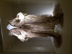 Shadow of an 18th century dress from the Musée des Tissus et des Arts décoratifs in Lyon