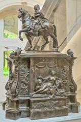 Reduction of the equestrian monument at Place Bellecour by Nicolas Delacolonge in bronze, 1726