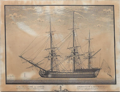 18th-century ship L'Amitié transporting enslaved Africans from Sénégambie to Port-au-Prince in 1787