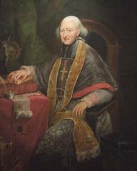 Portrait of Monseigneur Claude de Chaffoy, bishop of Nîmes from 1821 to 1837, painted by Numa Boucoiran