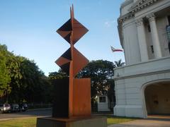 National Museum Complex in Manila with Old Congress Building and National Museum of Fine Arts