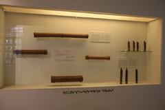 Ancient Philippine syllabic script displayed in Syllabic Script Gallery at Museum of the Filipino People Rizal Park Manila Philippines