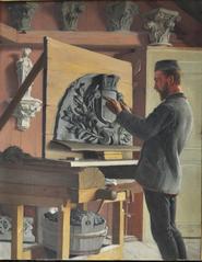 Portrait painting of Raphaël Lugeon by Félix Vallotton