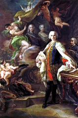 Portrait of Farinelli, famous 18th century castrato singer
