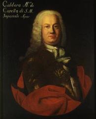 Portrait of Antonio Caldara Italian composer from 1670 to 1736