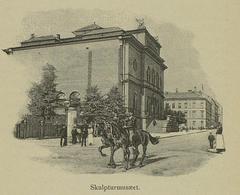 Historical view of Skulpturmuseet in Oslo before 1894