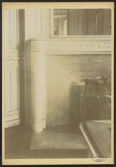 Interior view of Hôtel de Lisleferme showing an elegant oval salon with a decorative chimney