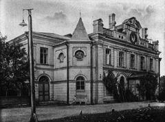 Historical Kaunas city theatre building where first session of Lithuanian Constituent Assembly was held on May 15, 1920