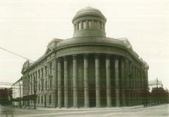 Palace of Justice and the Parliament in Kaunas, Lithuania during the interwar period