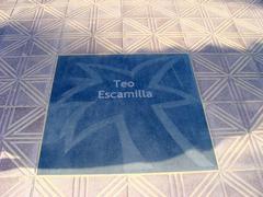 Star dedicated to filmmaker Teo Escamilla at Malvarrosa Beach, Valencia