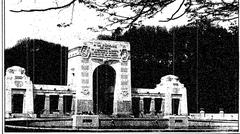 Memorial to the Lafayette Escadrille, World War I volunteers, near St. Cloud outside Paris