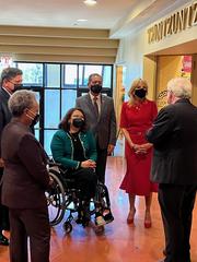 First Lady Jill Biden visiting the National Museum of Mexican Art in Chicago