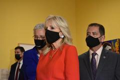 First Lady Jill Biden visiting the National Museum of Mexican Art in Chicago
