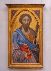 Bartolomeo Bulgarini painting of San Bartolomeo from S.Cerbone a Lucca