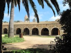 Shops of Lerins abbaye on Saint-Honorat island France