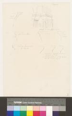 Views and sections of the capitals and imposts of the Notre-Dame Monastery Church in Payerne