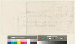 Floor plan of the Notre-Dame Abbey Church in Payerne