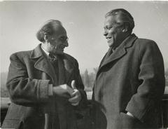 Portrait of Gáspár Endre and Nicolás Guillén