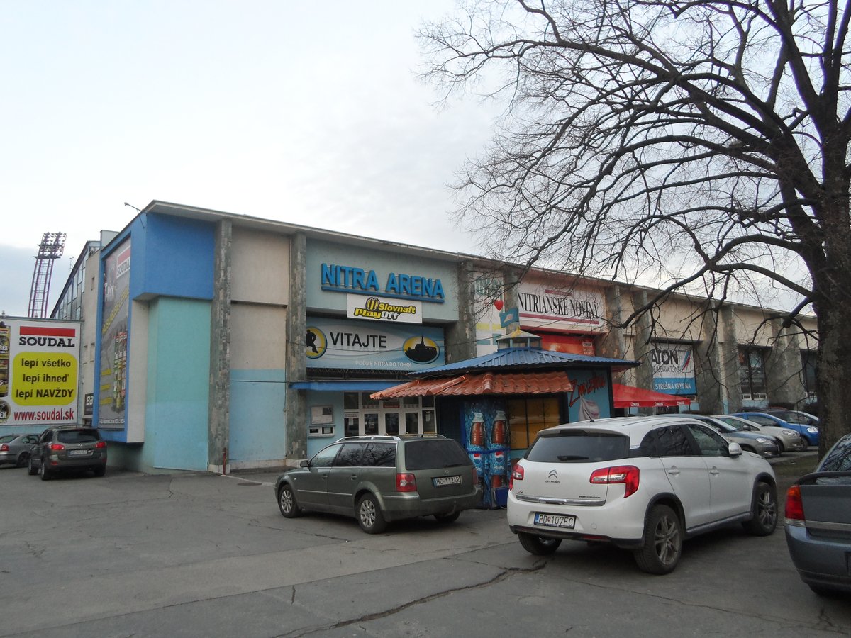 Nitra Aréna exterior in Nitra, Slovakia