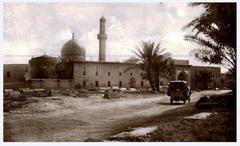 Exterior view of Abu Hanifa Mosque in Adhamiyah, Baghdad, 1900