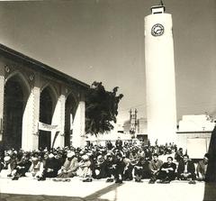 Eid prayer at Mosque of Abu Hanifa courtyard, Adhamiya 1971