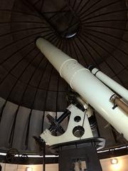 Equatorial Room interior with large telescope at Cincinnati Observatory