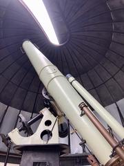 Equatorial Room interior with historic telescope at Cincinnati Observatory Hyde Park Cincinnati Ohio