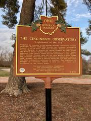 Historical marker for Cincinnati Observatory in Hyde Park, Cincinnati, Ohio
