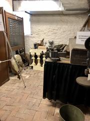 Basement relics including old telescope and equipment at Cincinnati Observatory in Hyde Park