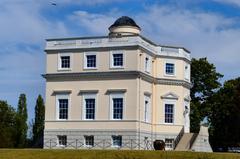 King's Observatory in Kew viewed from the west on a clear day