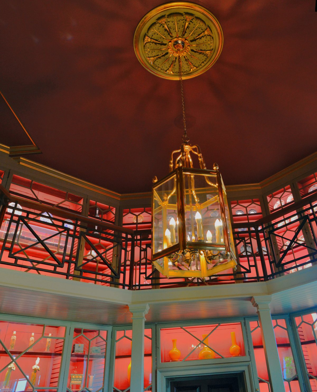 Ceiling of the octagon room at King's Observatory in Kew