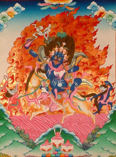 Palden Lhamo statue at Tawang Monastery