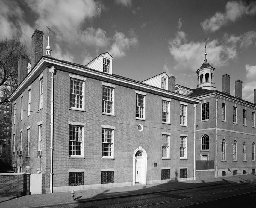 American Philosophical Society Hall historic building in Philadelphia