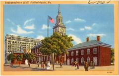 Independence Hall in Philadelphia Pennsylvania historic government building
