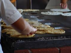 Traditional tortillas being made in Old Town San Diego