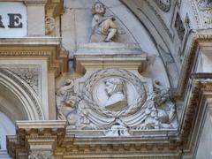 Detail of the facade of the Avignon Opera Theatre