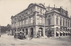 Ancient postcard of Reims Theatre