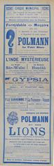Historical document from 1922 preserved at the Municipal Library of Reims