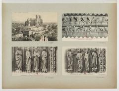 Historical architecture views from Aisne, Marne, and Oise departments in France between 1870 and 1913