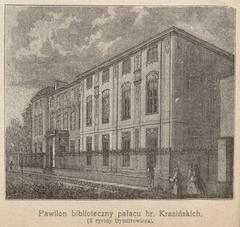 Library pavilion of Krasinski Palace in Warsaw, Poland