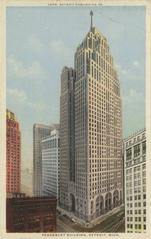 Penobscot Building skyscraper in Detroit Michigan