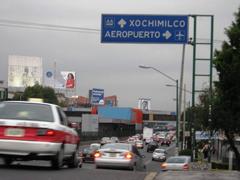 Metro station Viaducto on Line 2 of Mexico City Metro System