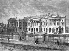 Historic view of Osgood Hall in Toronto