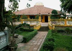 Facade of Giac Lam Pagoda in Ho Chi Minh City