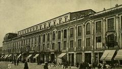 Eastern side of Plaza de Bolívar with Palacio Liévano in Bogotá