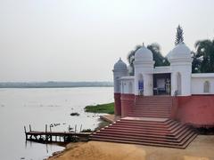 Neer Mahal palace situated on the water in Tripura, India